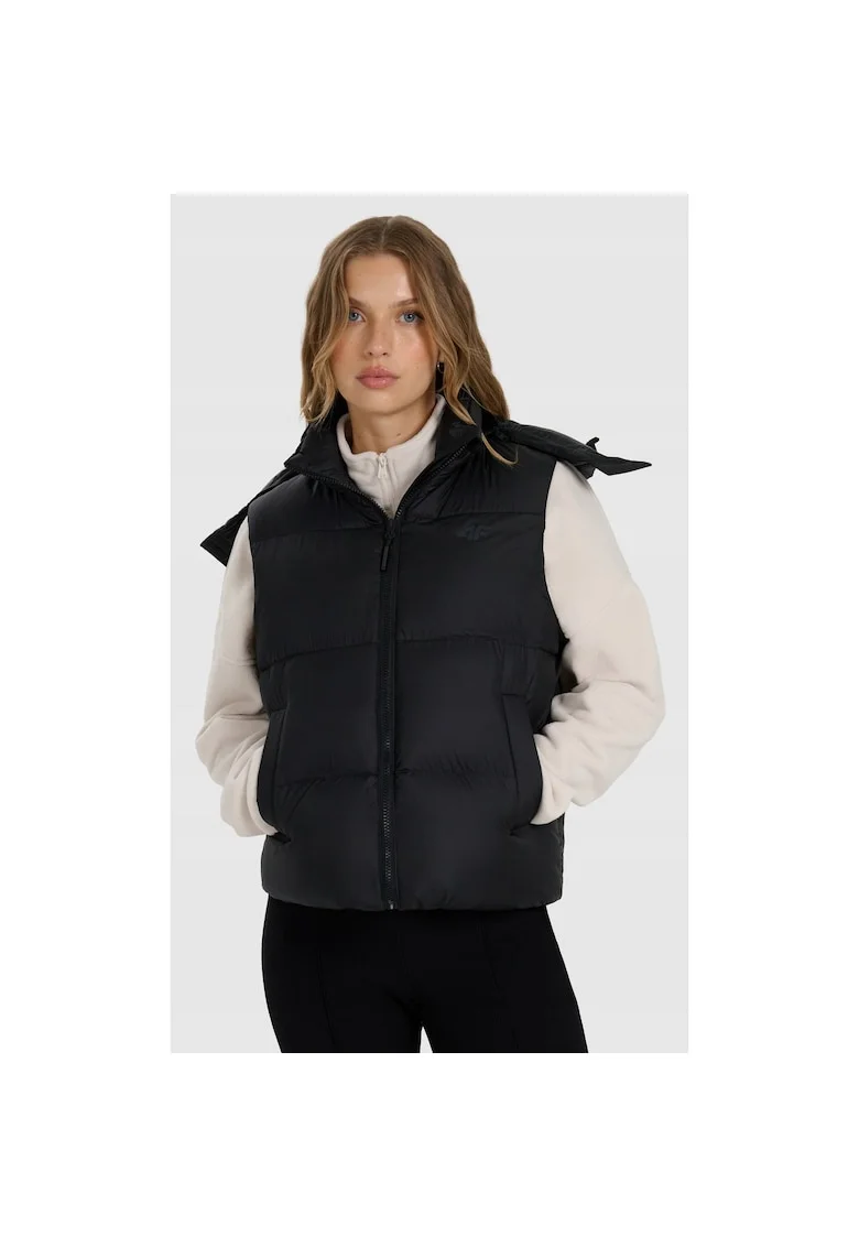 Vesta sport dama WAW25TVJAF223-20S, 4F, Poliester, Negru