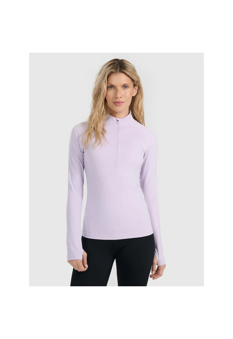 Bluza sport dama,  poliester, Violet