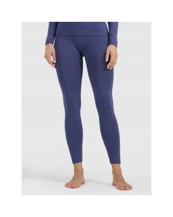 Pantaloni sport dama  lenjerie termoactiva, fara cusaturi, bleumarin, poliamida,