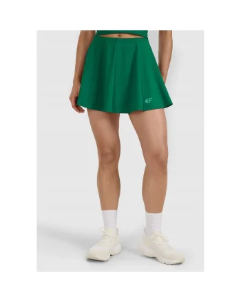 Fusta sport dama,  tenis, verde, poliester