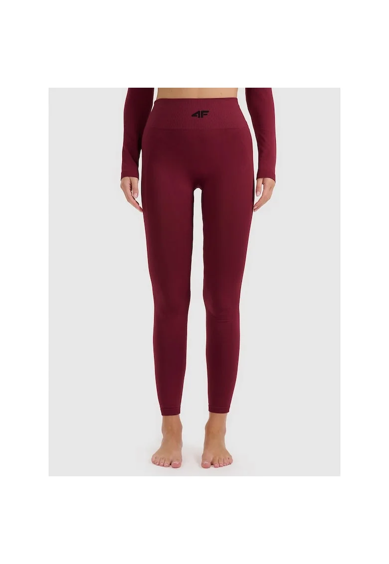 Pantaloni sport dama,  poliamida, rosu,