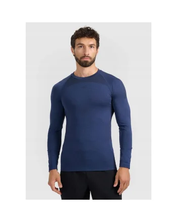 Tricou termoactiv  bleumarin, tehnologie 4FSkin, constructie fara cusaturi
