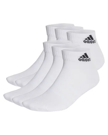 Set 6 perechi sosete  Cushioned Ankle, Alb