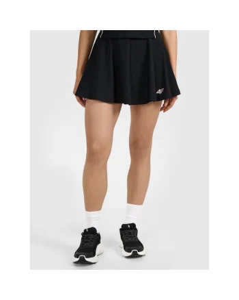 Fusta sport  tenis, neagra, material sintetic