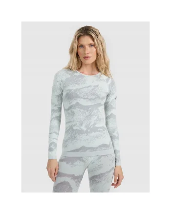 Bluza sport  poliester, alb/gri, Alb/Gri