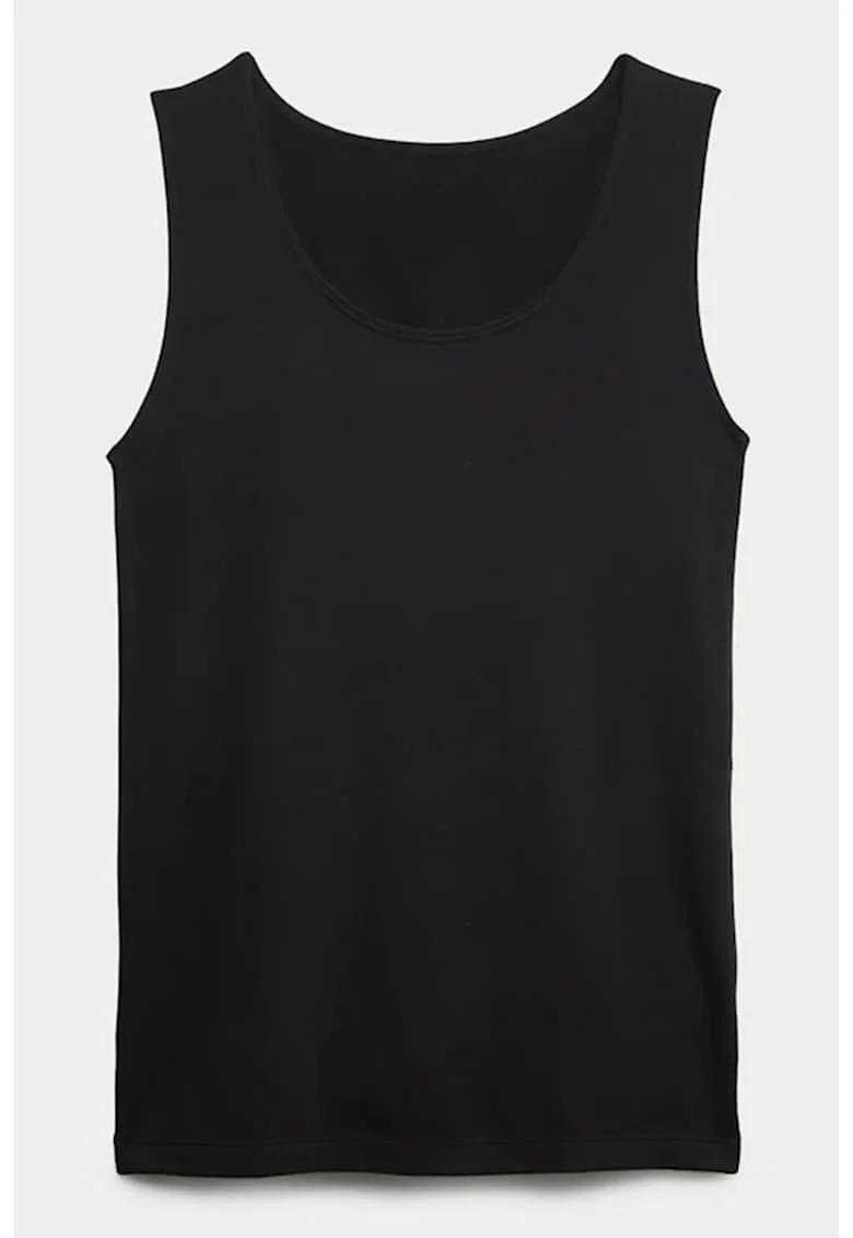 Top termic slim fit, Negru