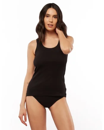 Maiou ribana clasic dama MF72, Negru