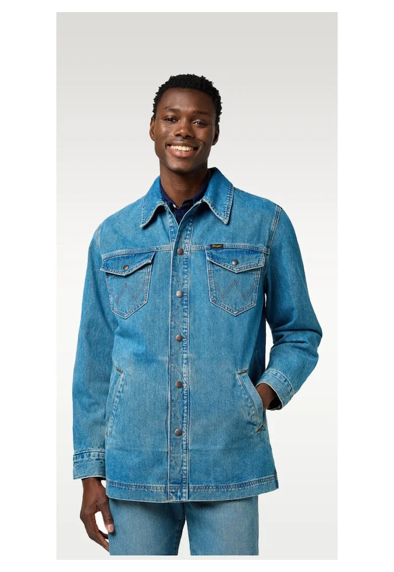 Geaca barbati,  albastru denim