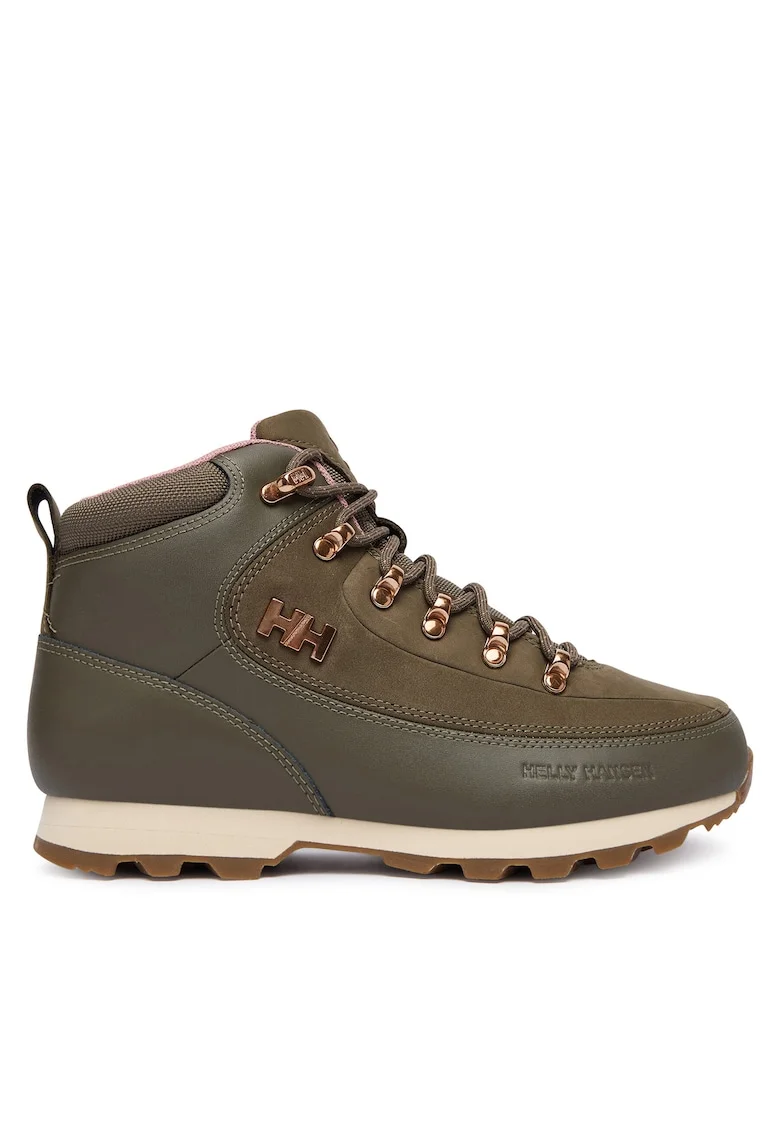 Ghete trekking dama  Utility Green/Cream, piele naturala, Kaki