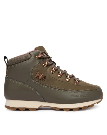 Ghete trekking dama  Utility Green/Cream, piele naturala, Kaki