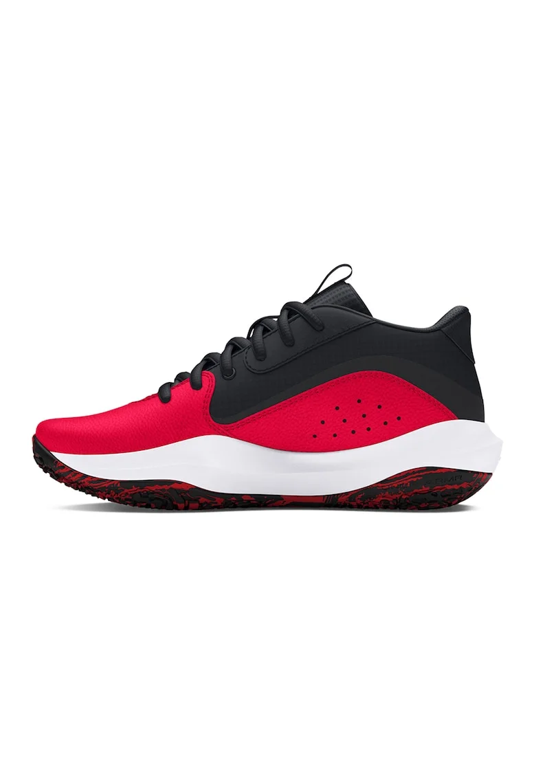 Pantofi Lockdown 7 pentru baschet, Rosu/Negru