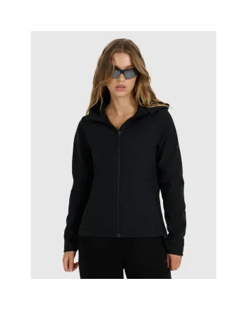 Geaca softshell  dama, neagra, membrana 5000, croiala slim
