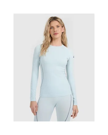 Bluza sport dama,  poliester, albastru deschiswqfwqd, Albastru deschis