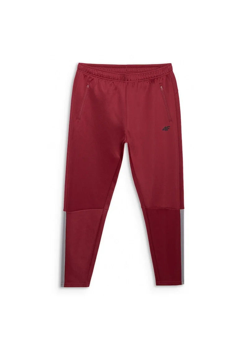 Pantaloni Antrenament Barbati,  Croiala Regular, Elastici, Rosu, Uscare Rapida, Confortabil, Multi Active