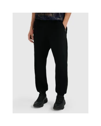 Pantaloni sport barbati,  din poliester, negri