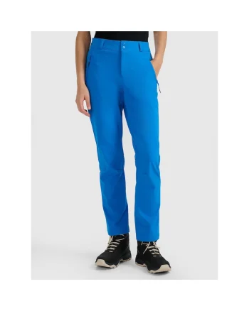 Pantaloni trekking softshell  membrana 10000, albastru, poliester