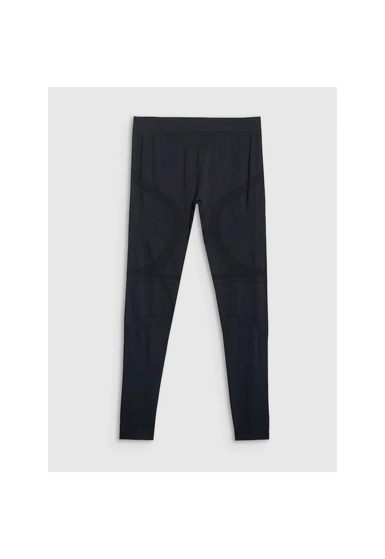 Pantaloni de schi barbati,  poliester, termoactivi, negru,
