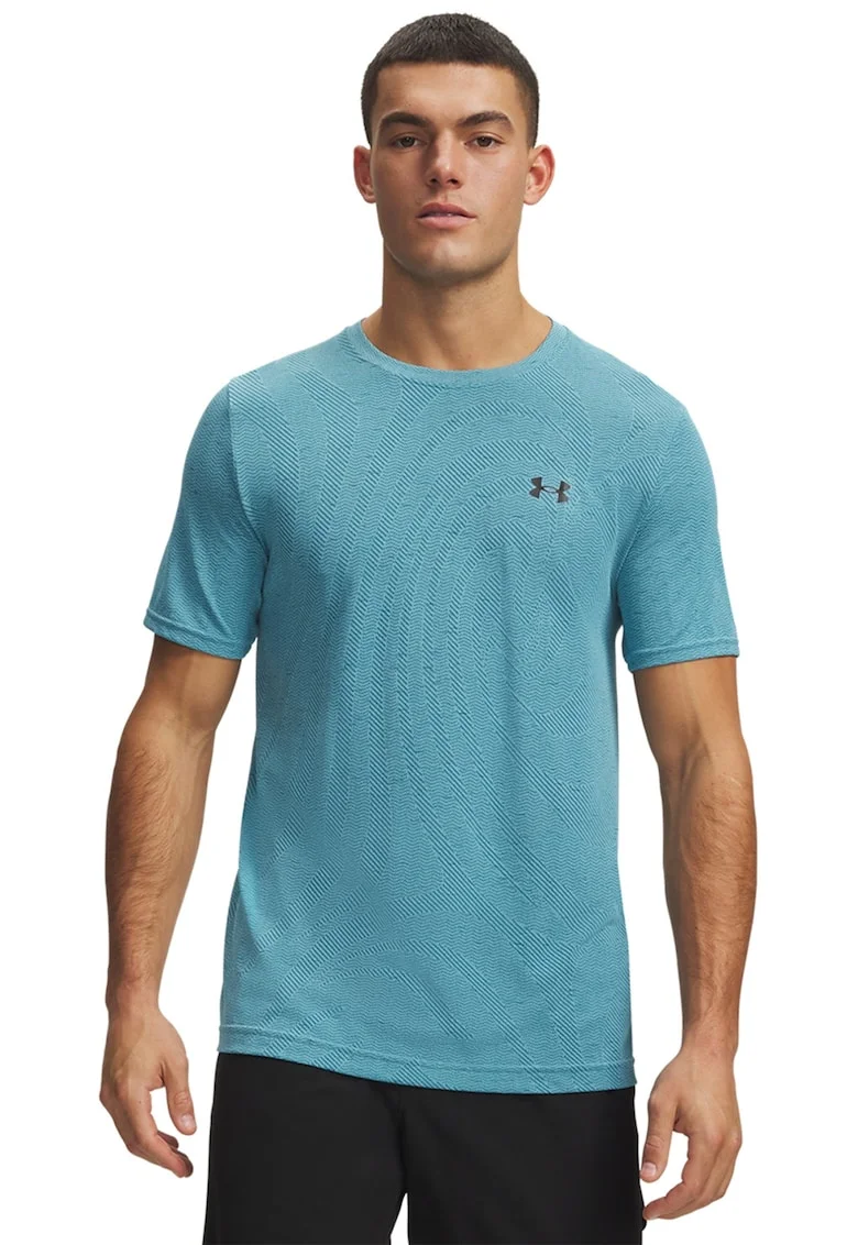 Tricou pentru antrenament, fara cusaturi Vanish Novelty, Albastru pastel