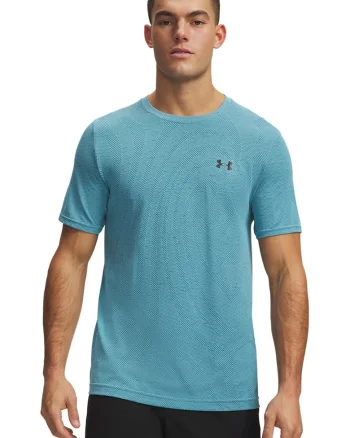 Tricou pentru antrenament, fara cusaturi Vanish Novelty, Albastru pastel