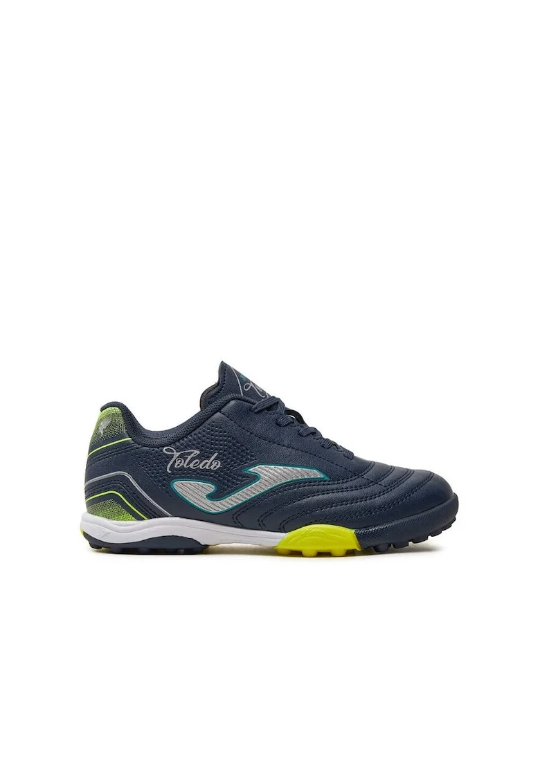 Ghete fotbal Copii,  304046, Piele ecologica, Bleumarin