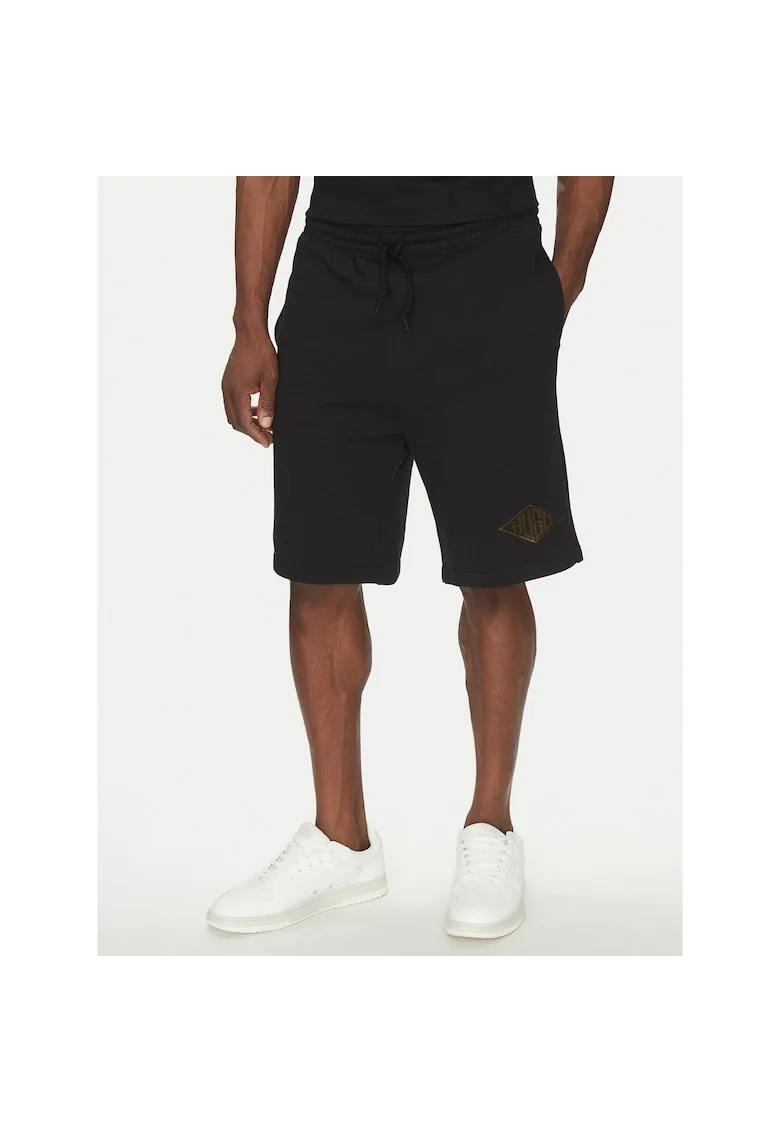 Pantaloni sport scurti barbati  negru