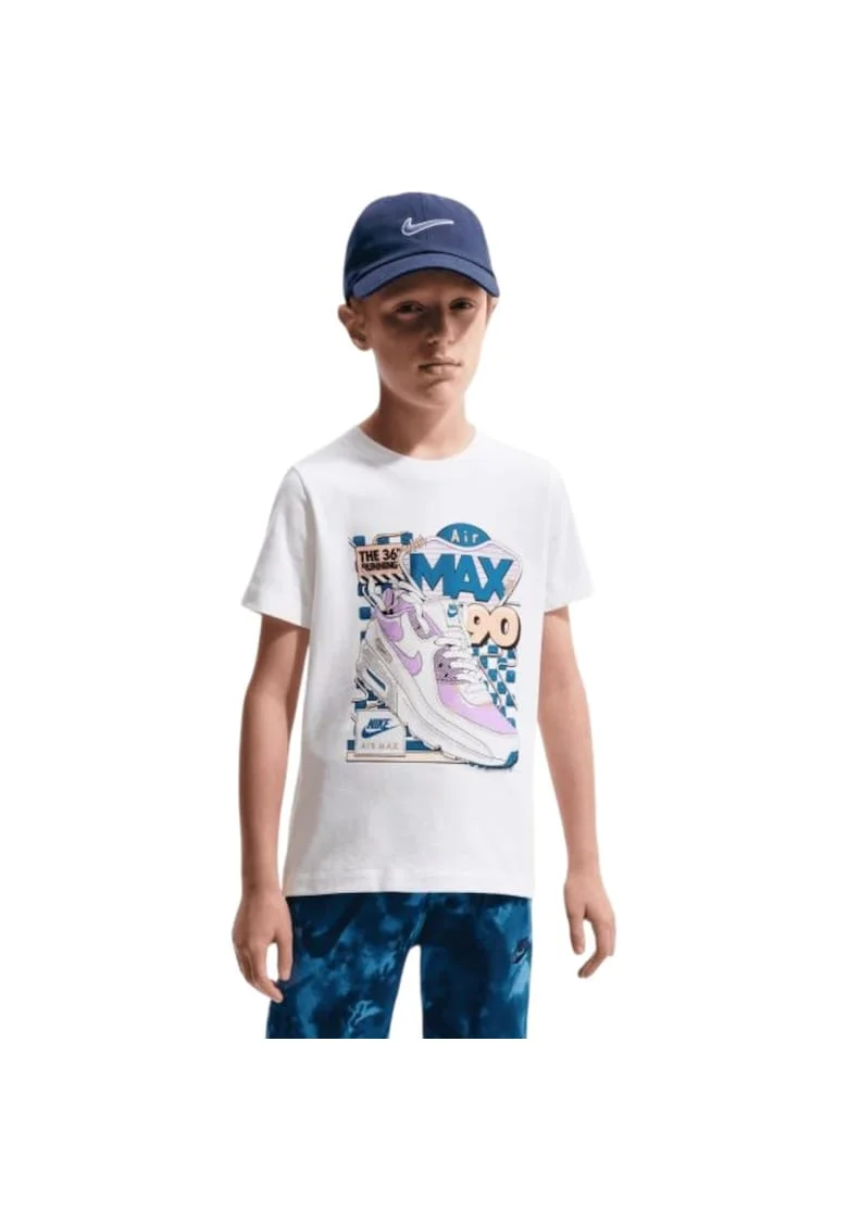 Tricou  Air Max 90 Crew 53841, Alb