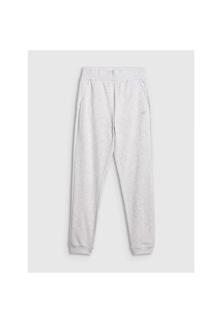 Pantaloni sport dama  gri, bumbac
