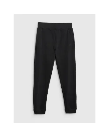 Pantaloni sport dama,  culoare negru, material bumbac