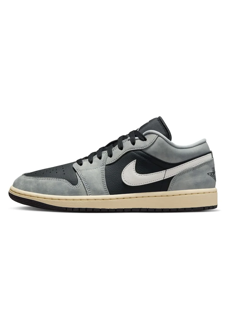 Pantofi sport  Air Jordan 1 Low, alb, piele
