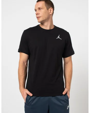 Tricou cu logo pentru antrenament Jordan Jumpman, Negru