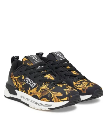 Pantofi sport dama,  G89 79VA3SAA ZSC97, tesatura, negru/galben