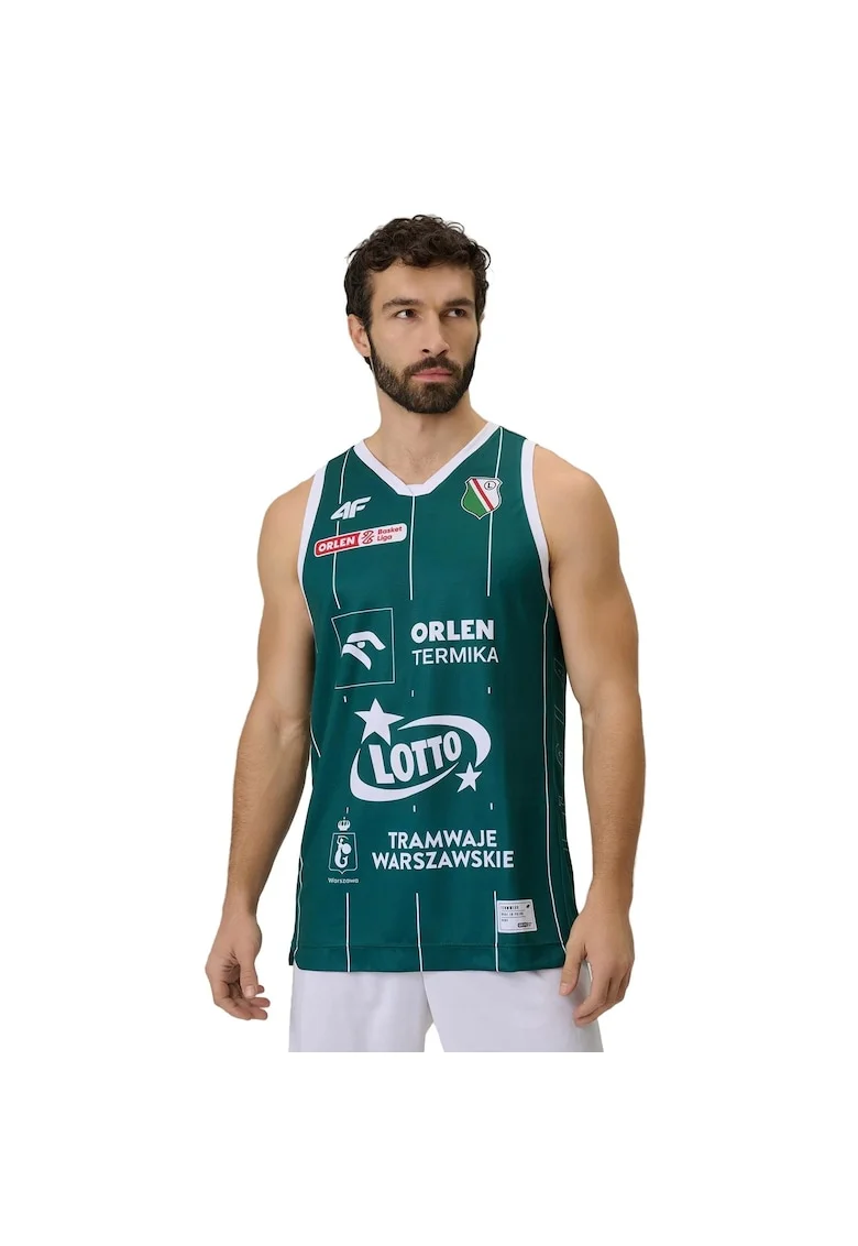 Maiou baschet barbati  Legia Varsovia, tehnologie 4FDry, confort termic, verde, poliester