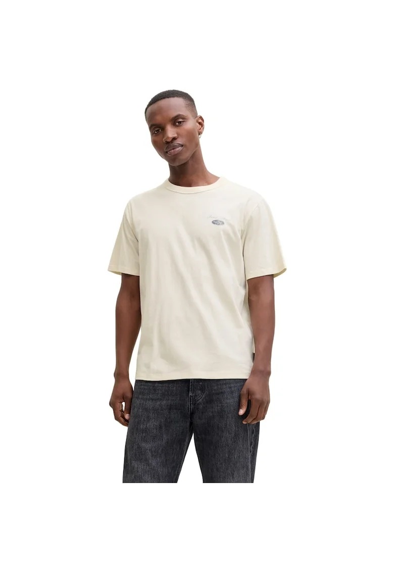 Tricou JACK &JONES Dover Graphic 54312, Bej