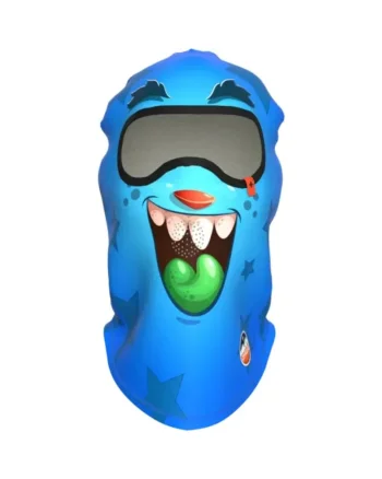 Cagula  Funny Balaclava, Monster Collection, albastra, unisex, 90% poliester, pentru ski si snowboarding