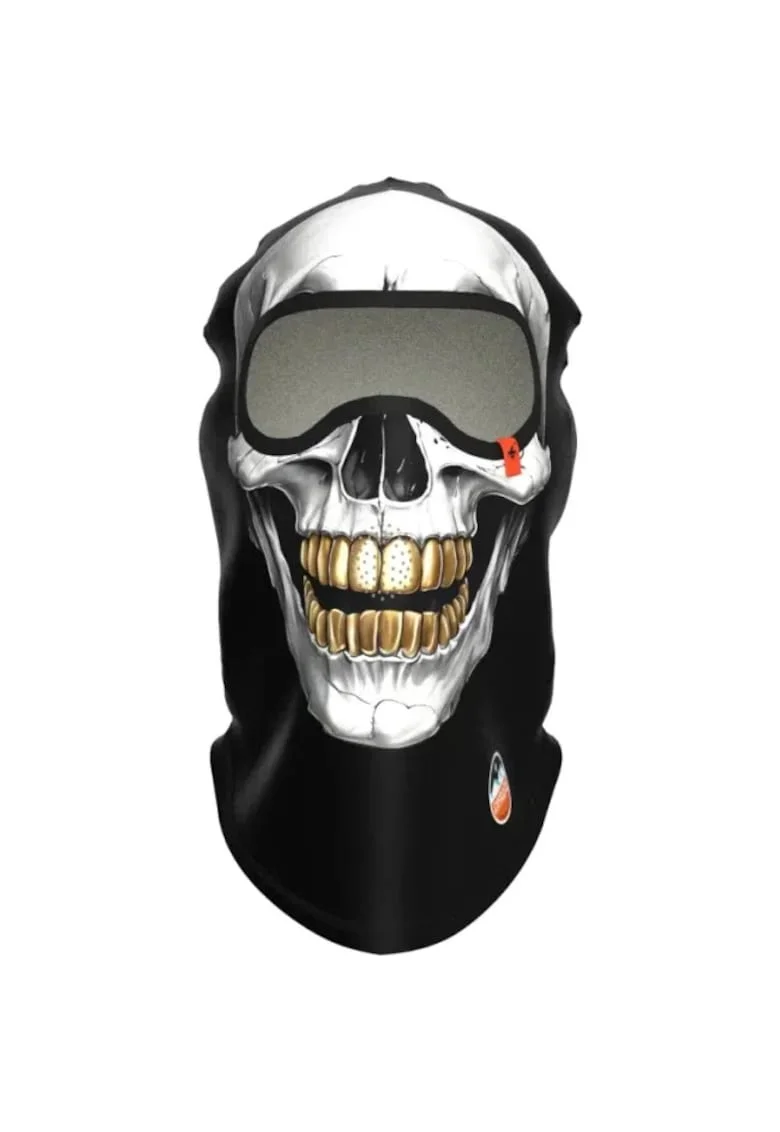 Masca unisex  Funny Balaclava, Colectia Skull, alb, marime unica