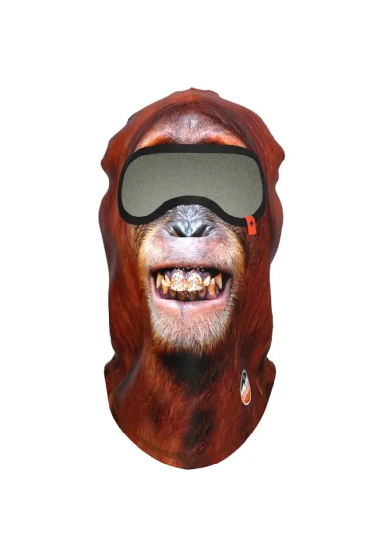 Cagula unisex  Funny Balaclava, poliester respirabil, protectie UV, sezon toamna-iarna