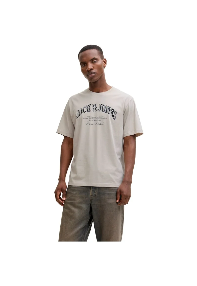 Tricou JACK &JONES Denver Graphic 54445, Bej