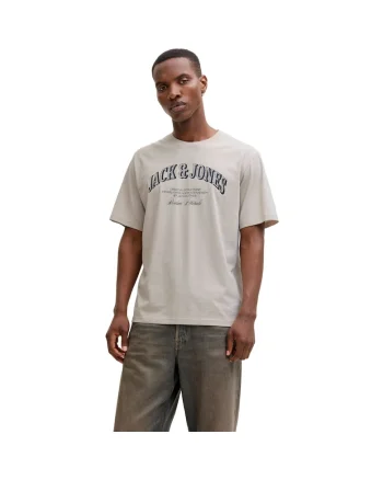 Tricou JACK &JONES Denver Graphic 54445, Bej