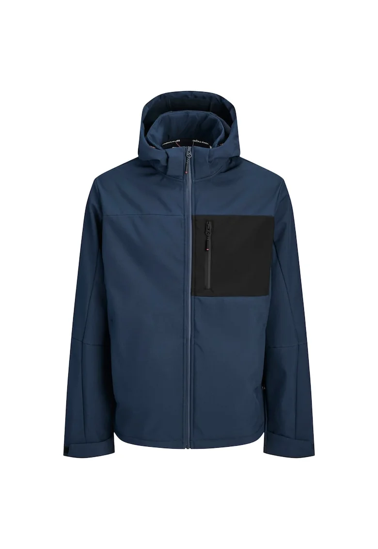 Jacheta JACK &JONES North Softshell PLS 54382, Albastru inchis