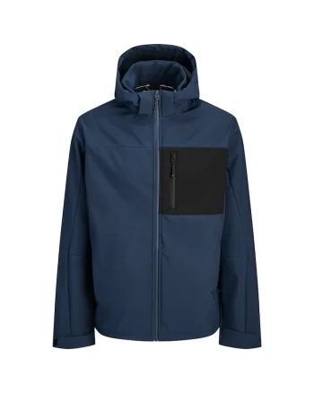Jacheta JACK &JONES North Softshell PLS 54382, Albastru inchis