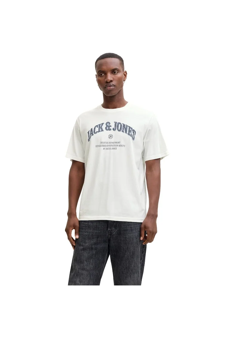 Tricou JACK &JONES Denver Graphic 54440, Alb