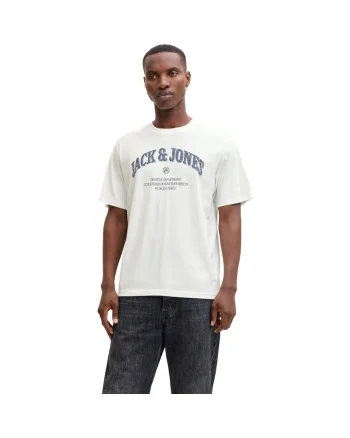Tricou JACK &JONES Denver Graphic 54440, Alb