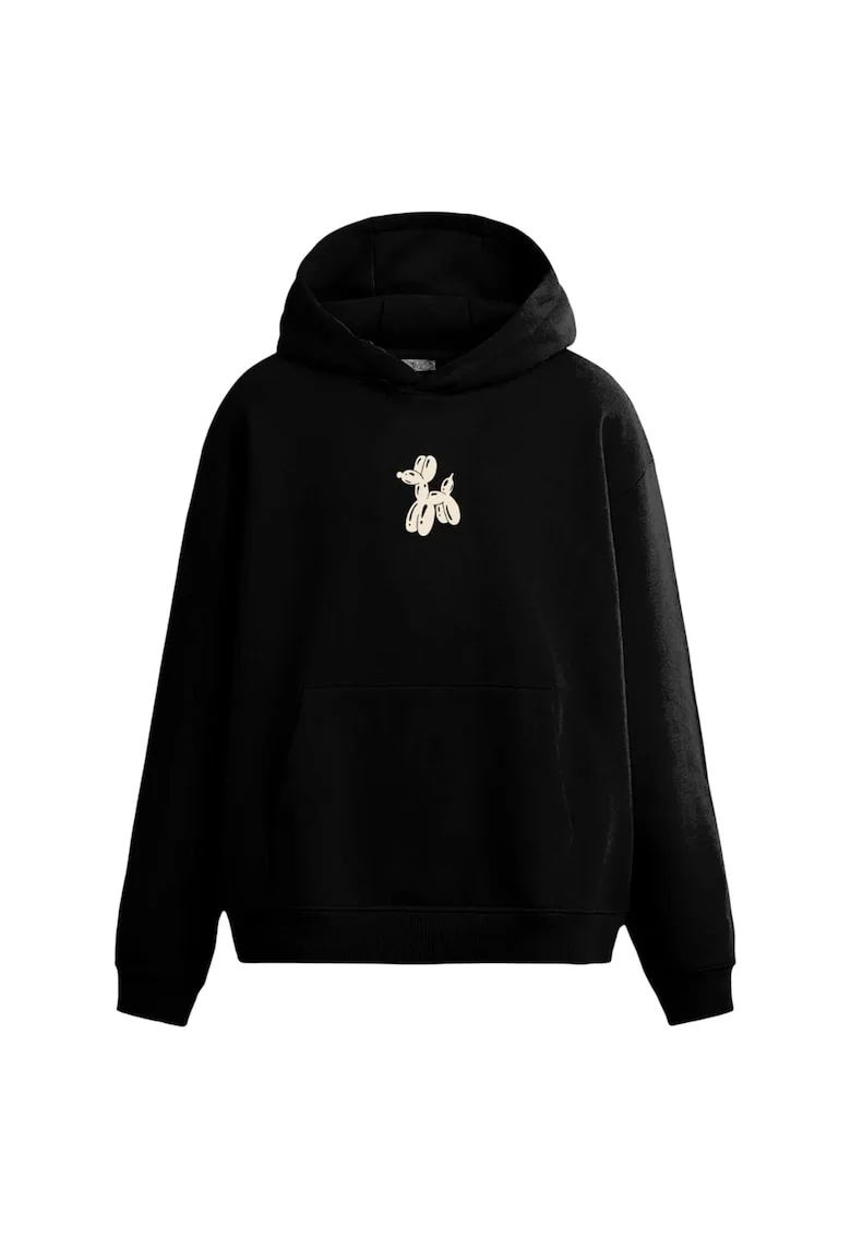 Hanorac JACK &JONES Object Sweat Hood Smu 54510, Negru