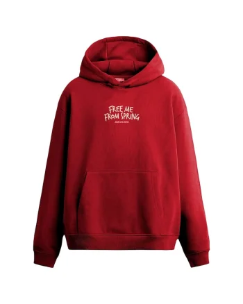 Hanorac JACK &JONES Object Sweat Hood Smu 54515, Rosu