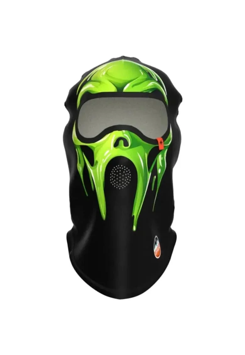 Cagula unisex  verde, poliester respirabil, pentru schi si snowboarding, marime unica