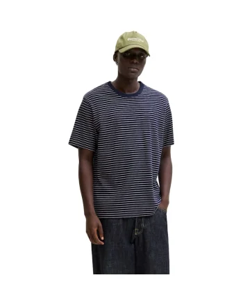 Tricou JACK &JONES Dover Striped 54332, Albastru inchis