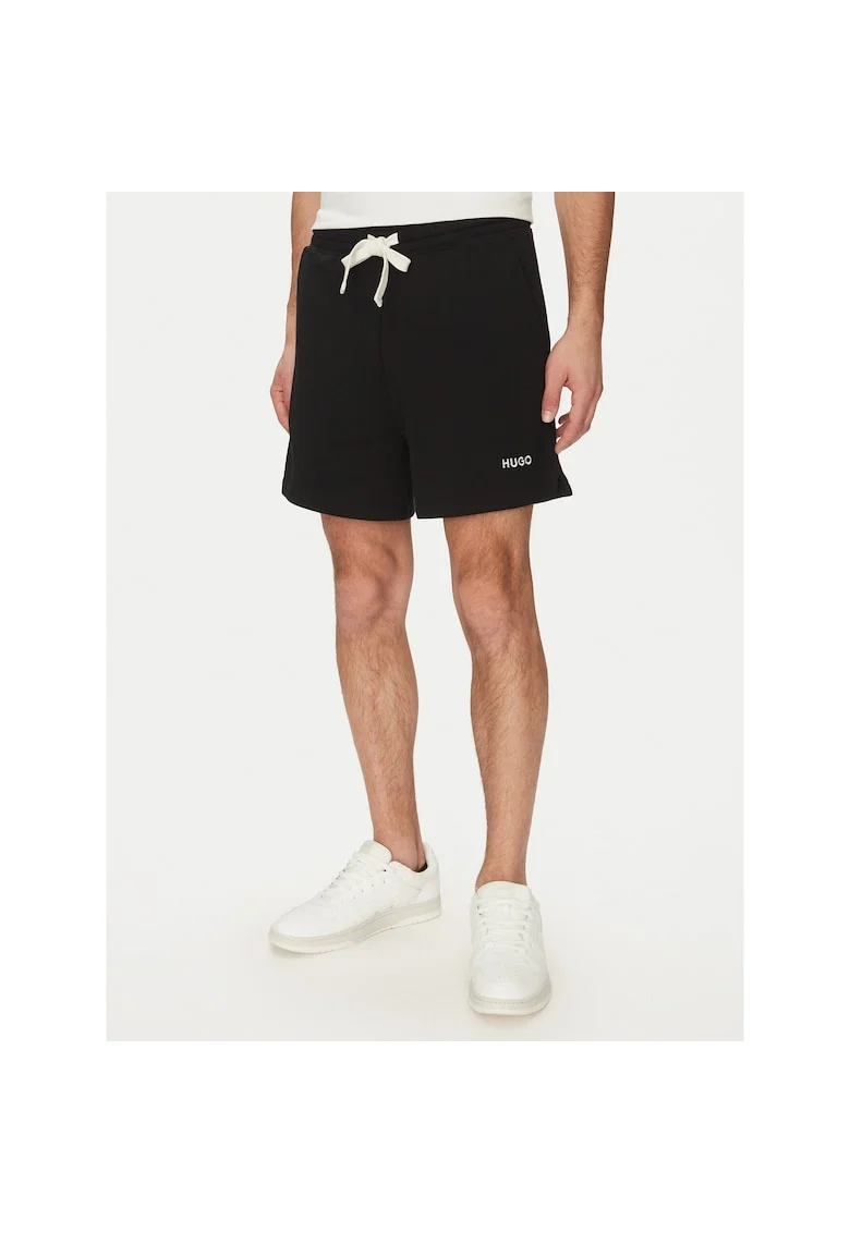 Pantaloni sport barbati  negru, material elastic