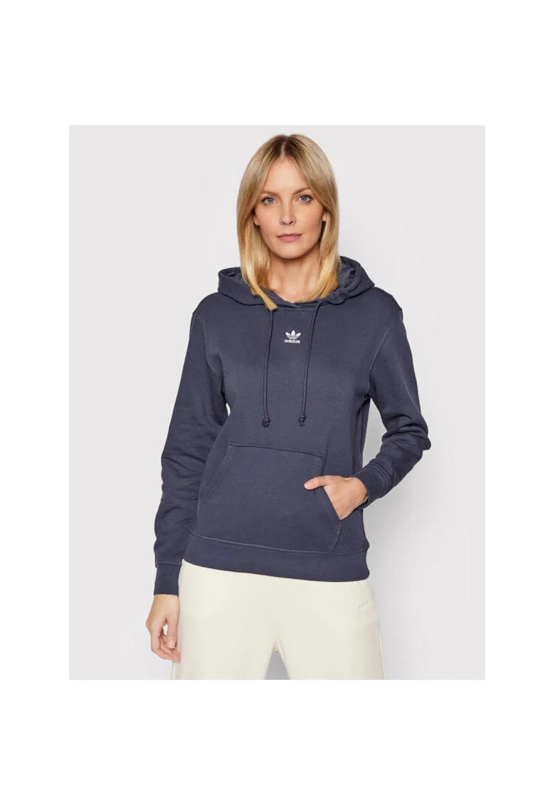 Hanorac sport dama,  bleumarin, cu gluga,