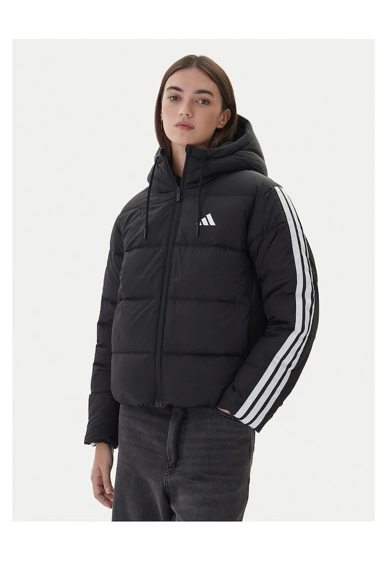 Geaca de puf dama  negru, material usor,