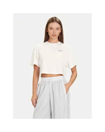 Tricou sport dama  alb, bumbac